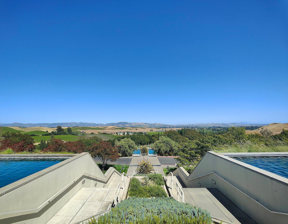 A view of the Wine Country, Napa Valley landscape in Northern California